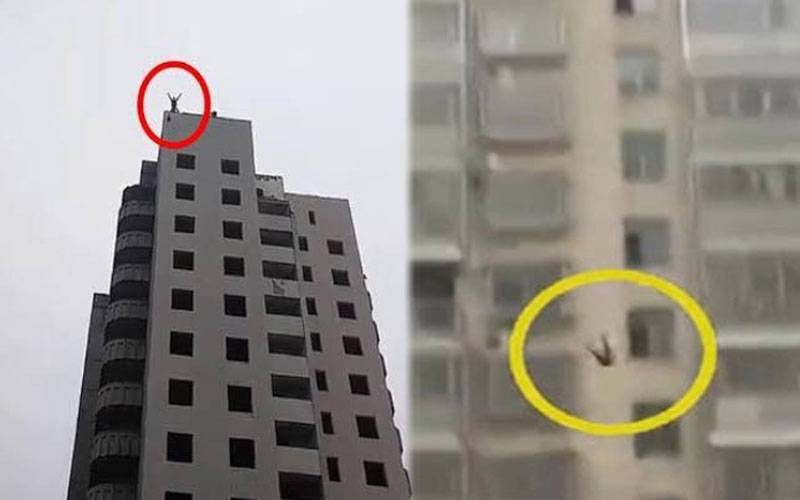 ڇوڪريءَ جو ڀاڳ، 25 ماڙ عمارت تان ڪرڻ کان معجزاڻي طور بچي وئي